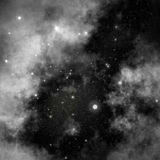 Black and white galaxy 