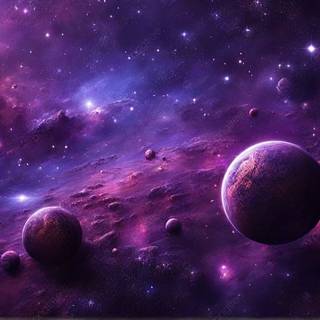 Purple galaxy