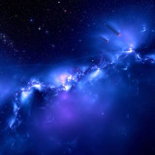 Blue galaxy