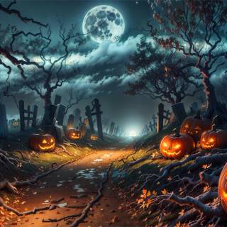 Halloween background 