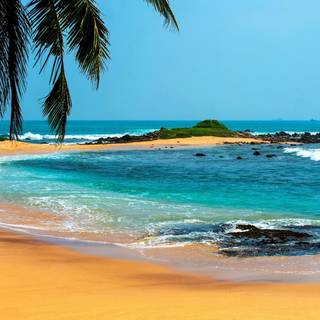 Beautiful 4k Tropical Beach Wallpaper