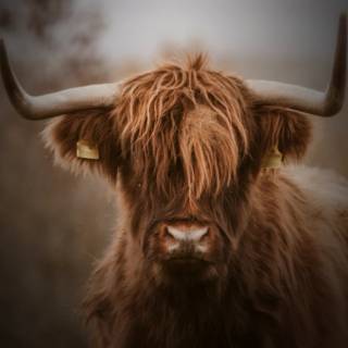 Highland cow wallpaper 
