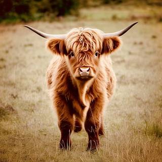 Highland cow wallpaper 