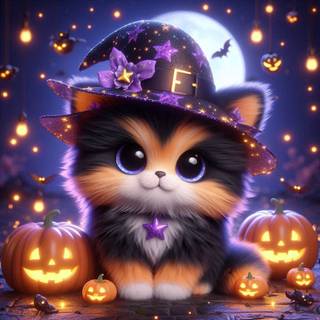 Halloween/cat/cute