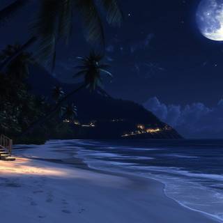 Beautiful 4k Tropical Beach Wallpaper