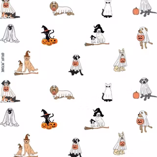 Halloween dress up pets