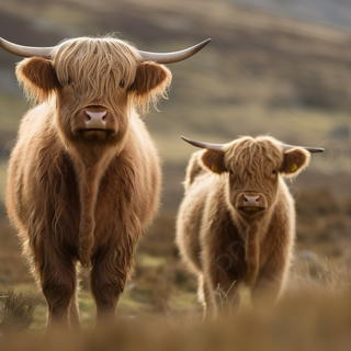 Highland cow wallpaper 