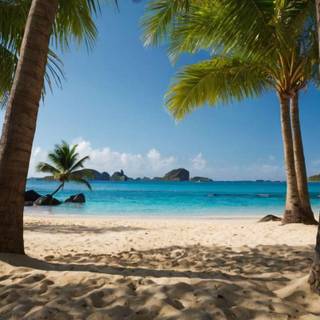 Beautiful 4k Tropical Beach Wallpaper