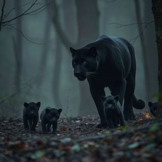 Black jaguar with kits