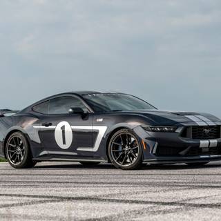 4k Ford Mustang Dark Horse Wallpaper