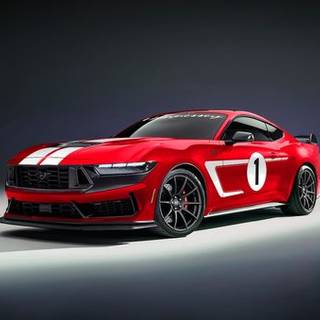 4k Ford Mustang Dark Horse Wallpaper