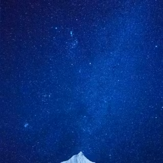 Beautiful Blue night sky