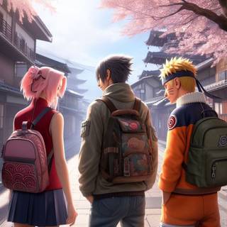 Naruto Sasuke and Sakura 