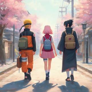 Naruto Sasuke and Sakura 
