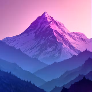 Purple mountain