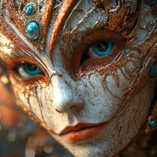 Ornate Masked Gaze.