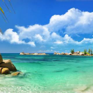 Beautiful 4k Tropical Beach Wallpaper