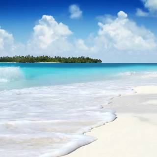 Beautiful 4k Tropical Beach Wallpaper