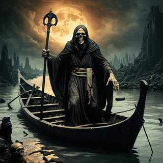 Charon Ferryman of the dead Greek mythology 