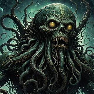 LOVECRAFTIAN GHOUL WALLPAPER by SEVEN