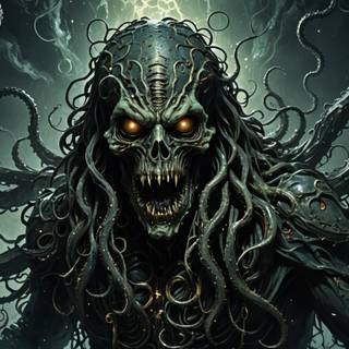 LOVECRAFTIAN GHOUL WALLPAPER by SEVEN