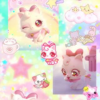 Wish Cat Iemeow IPhone wallpaper