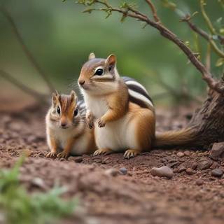 baby chipmunk