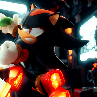 SONİC OMENS (2020) EPİSODE 4 SHADOW OF WATER - SHADOW THE HEDGEHOG - 3D FAN ART WALLPAPER