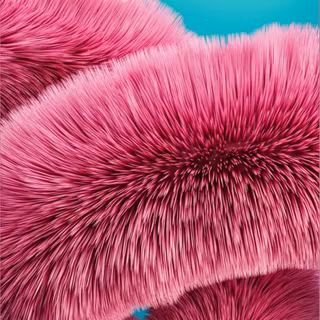 Fluffy pink