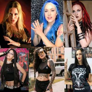 HEAVY METAL COLLAGE WALLPAPER