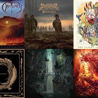 HEAVY METAL COLLAGE WALLPAPER