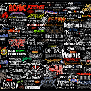HEAVY METAL COLLAGE WALLPAPER
