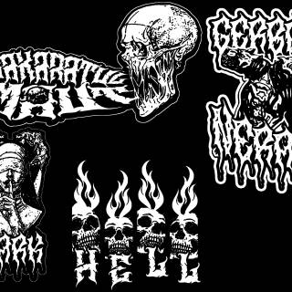 HEAVY METAL COLLAGE WALLPAPER
