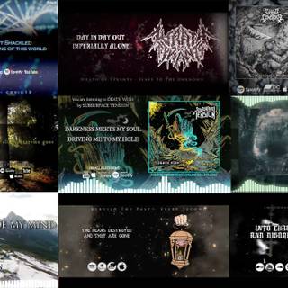 HEAVY METAL COLLAGE WALLPAPER