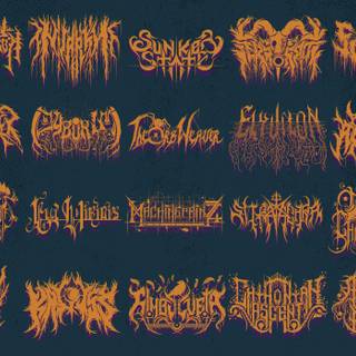 HEAVY METAL COLLAGE WALLPAPER