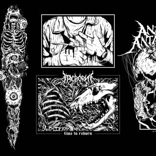 HEAVY METAL COLLAGE WALLPAPER