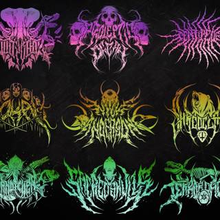 HEAVY METAL COLLAGE WALLPAPER