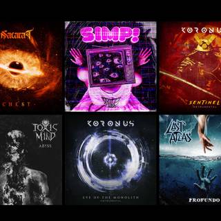 HEAVY METAL COLLAGE WALLPAPER