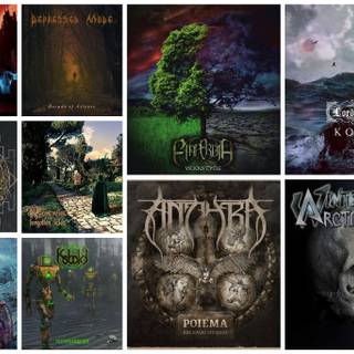 HEAVY METAL COLLAGE WALLPAPER