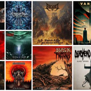 HEAVY METAL COLLAGE WALLPAPER