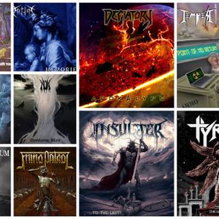 HEAVY METAL COLLAGE WALLPAPER