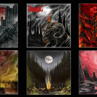 HEAVY METAL COLLAGE WALLPAPER