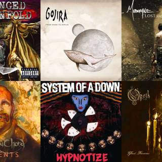 HEAVY METAL COLLAGE WALLPAPER