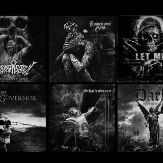 HEAVY METAL COLLAGE WALLPAPER