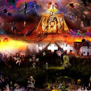 HEAVY METAL COLLAGE WALLPAPER