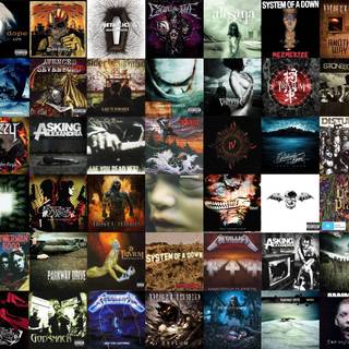 HEAVY METAL COLLAGE WALLPAPER