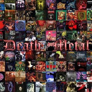 HEAVY METAL COLLAGE WALLPAPER