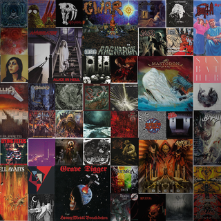 HEAVY METAL COLLAGE WALLPAPER