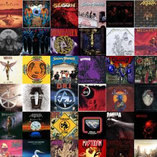 HEAVY METAL COLLAGE WALLPAPER