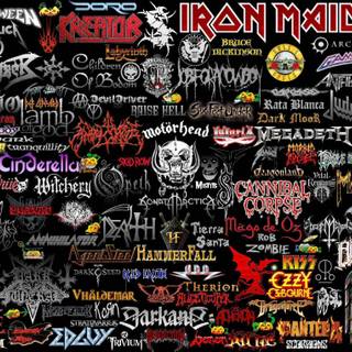 HEAVY METAL COLLAGE WALLPAPER
